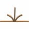 Ekena Millwork Richland Timber Gable Bracket, Western Red Cedar, 96"W x 64"H x 3 1/2"D x 3 1/2"F, 16/12 Pitch GBW096X64X0404RIC00SWR - alternate 5